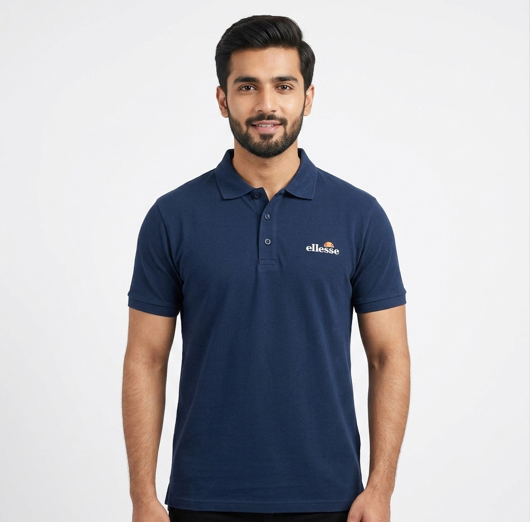 Men's Premium Signature Logo Polo Shirt