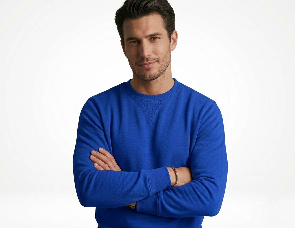 Men's Premium Crew Neck Sweatshirt - Image 6