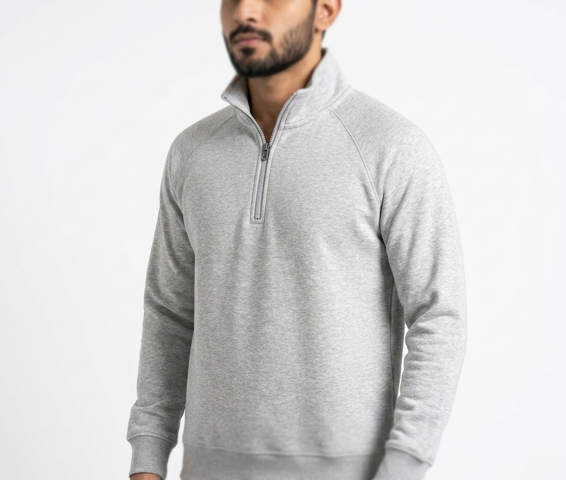 Men's Premium Quarter-Zip Pullover Hoodie