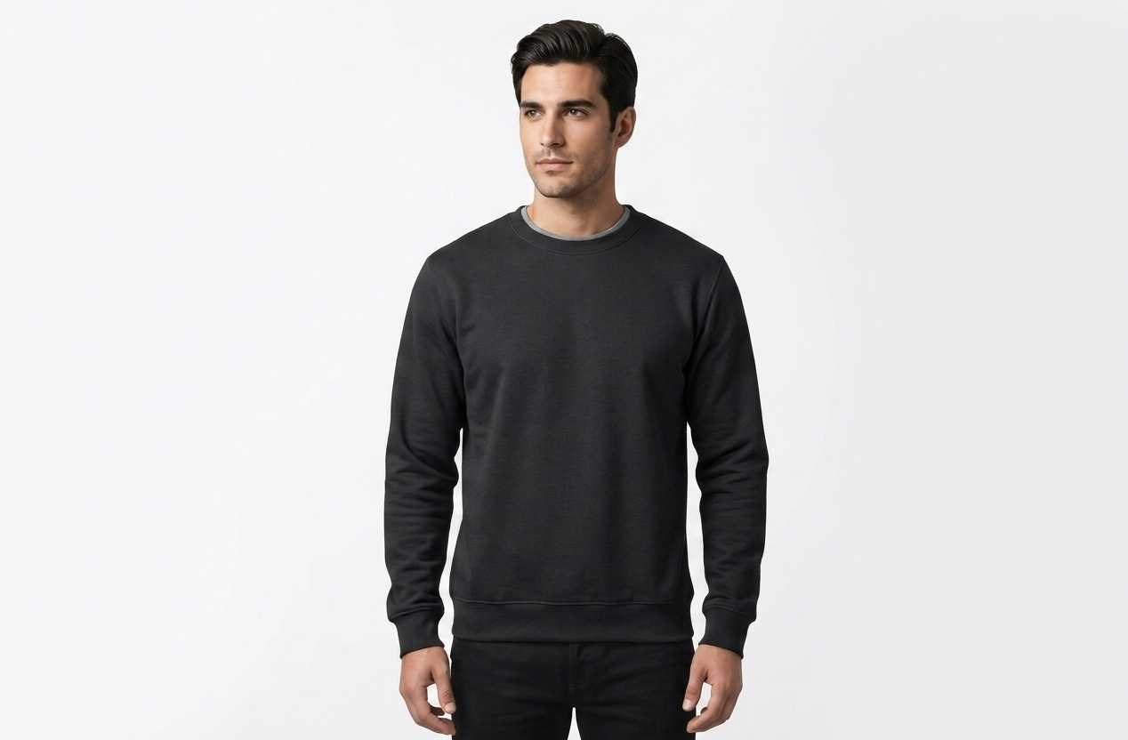 Men's Premium Minimalist Crew Neck Sweatshirt